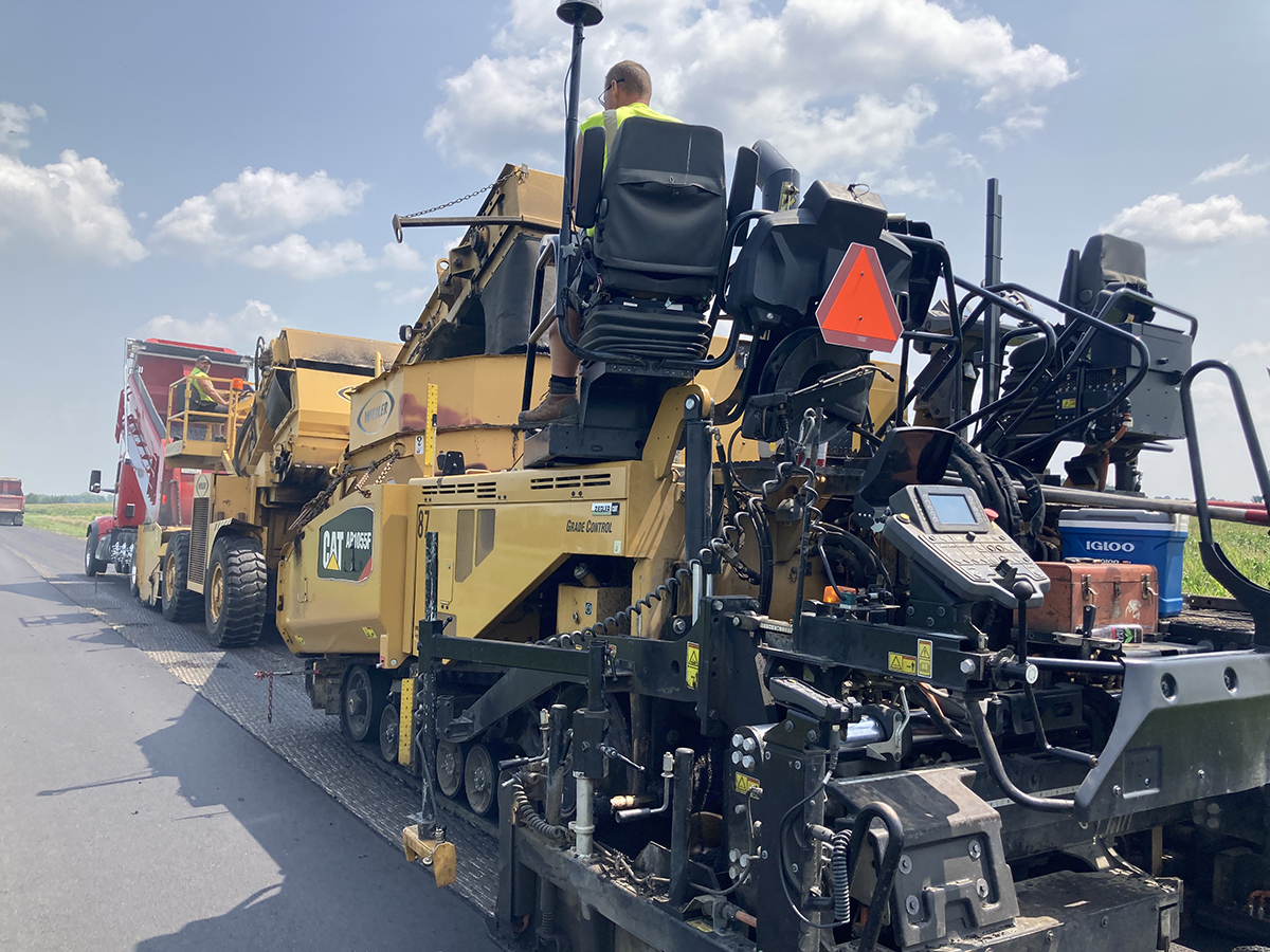 Wm. Mueller and Sons asphalt paving equipment