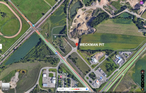 Weckman Pit location